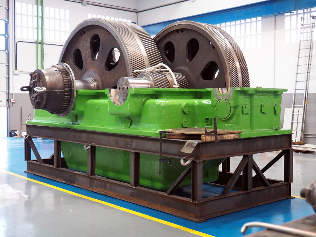 Anem Group - Manufacturing and repairing reducer gearboxes for the cement industry - KRUPP M290 gearbox repair - Cemex