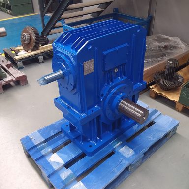 Anem Group - Manufacturing and repairing reducer gearboxes for the mining industry - Manufacture of reducer gearboxes for fertiliser/phosphate loading gantry crane
