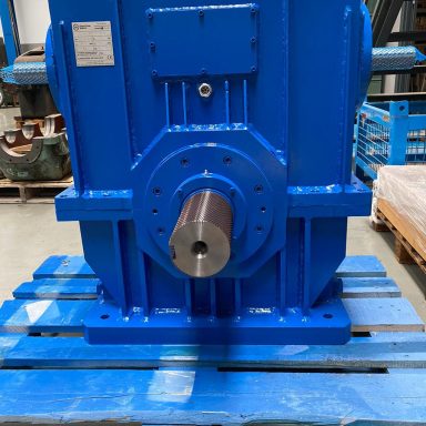 Anem Group - Manufacturing and repairing reducer gearboxes for the mining industry - Manufacture of reducer gearboxes for fertiliser/phosphate loading gantry crane