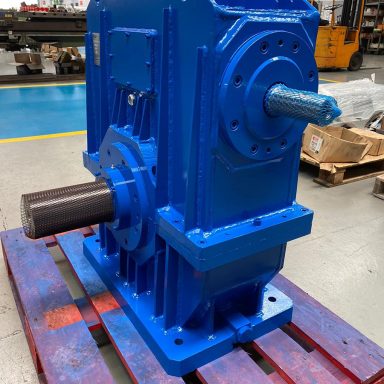 Anem Group - Manufacturing and repairing reducer gearboxes for the mining industry - Manufacture of reducer gearboxes for fertiliser/phosphate loading gantry crane
