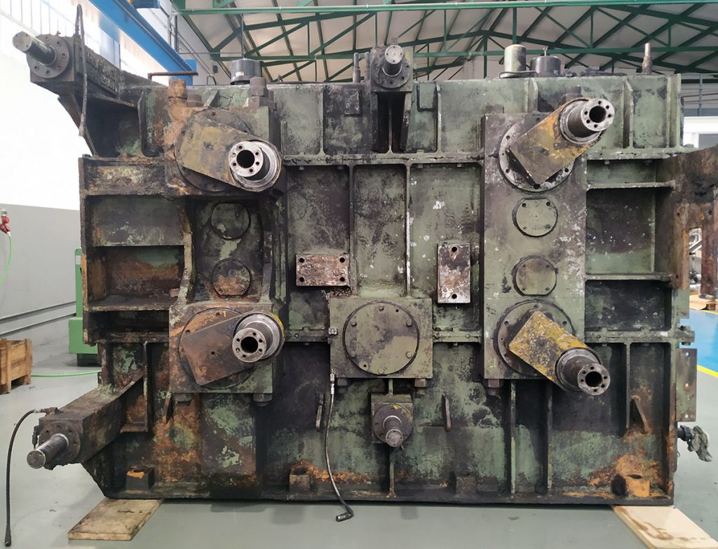 Anem Group - Manufacturing and repairing reducer gearboxes for the steel industry - Cisalla CV-50-FR6. Improvement project