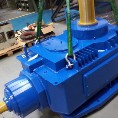 Anem Group - Fabricación y reparación de reductores y multiplicadores para el sector de papeleras - Fabricación reductor Power C2NV-450.