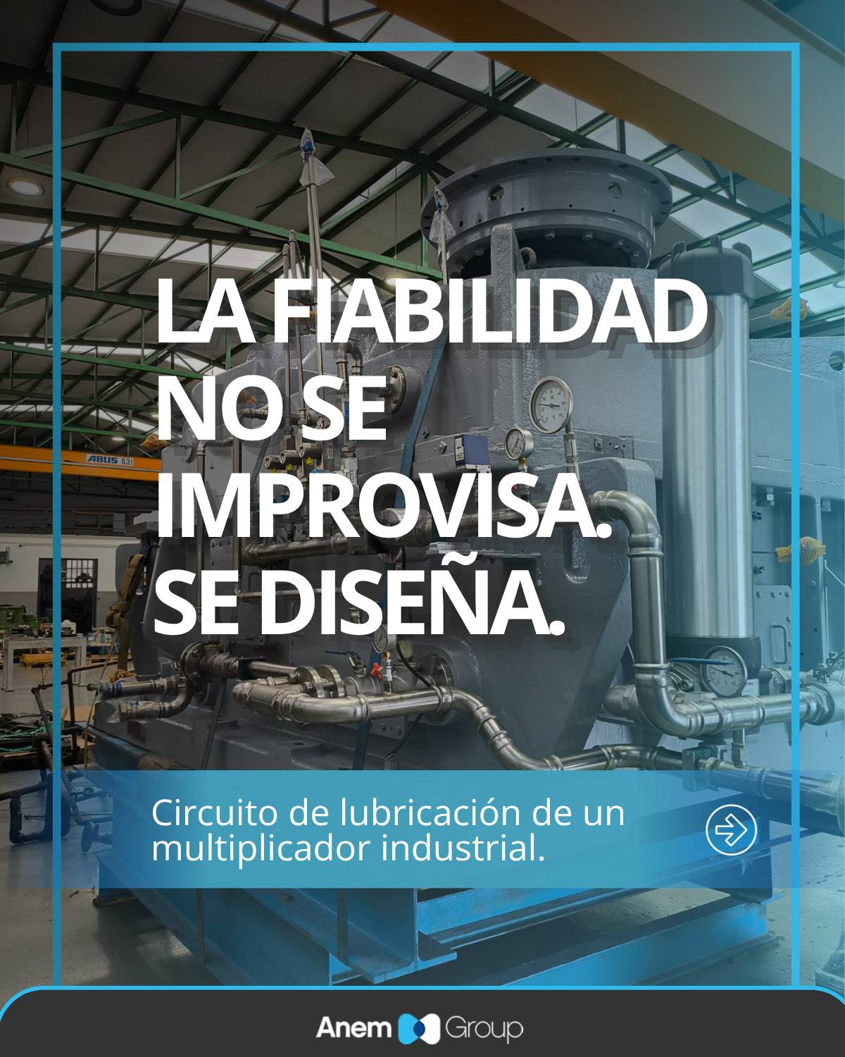 Circuito de lubricación de un multiplicador industrial