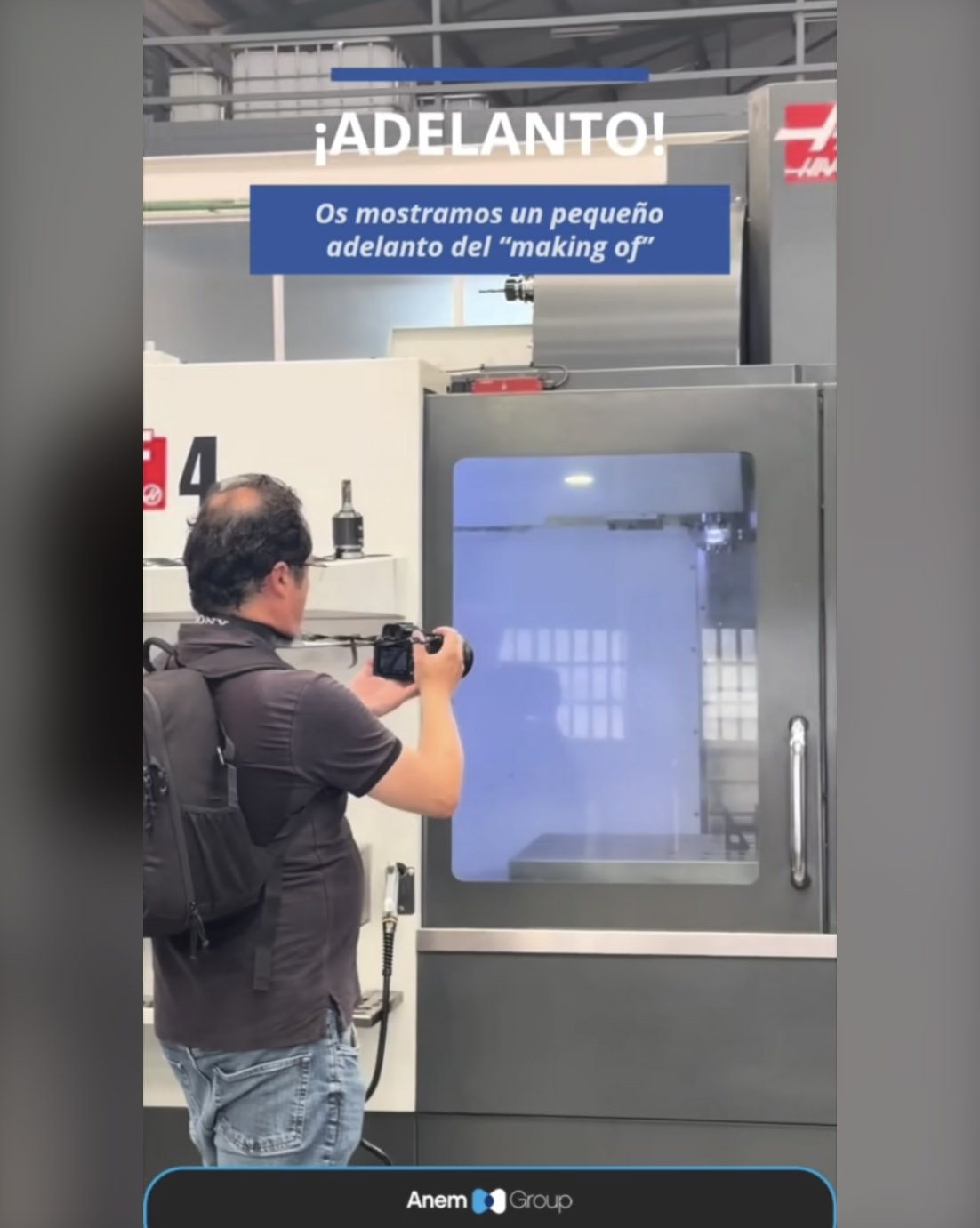 Sesión fotográfica del equipo e instalaciones de ANEM GROUP mostrando el día a día de la empresa