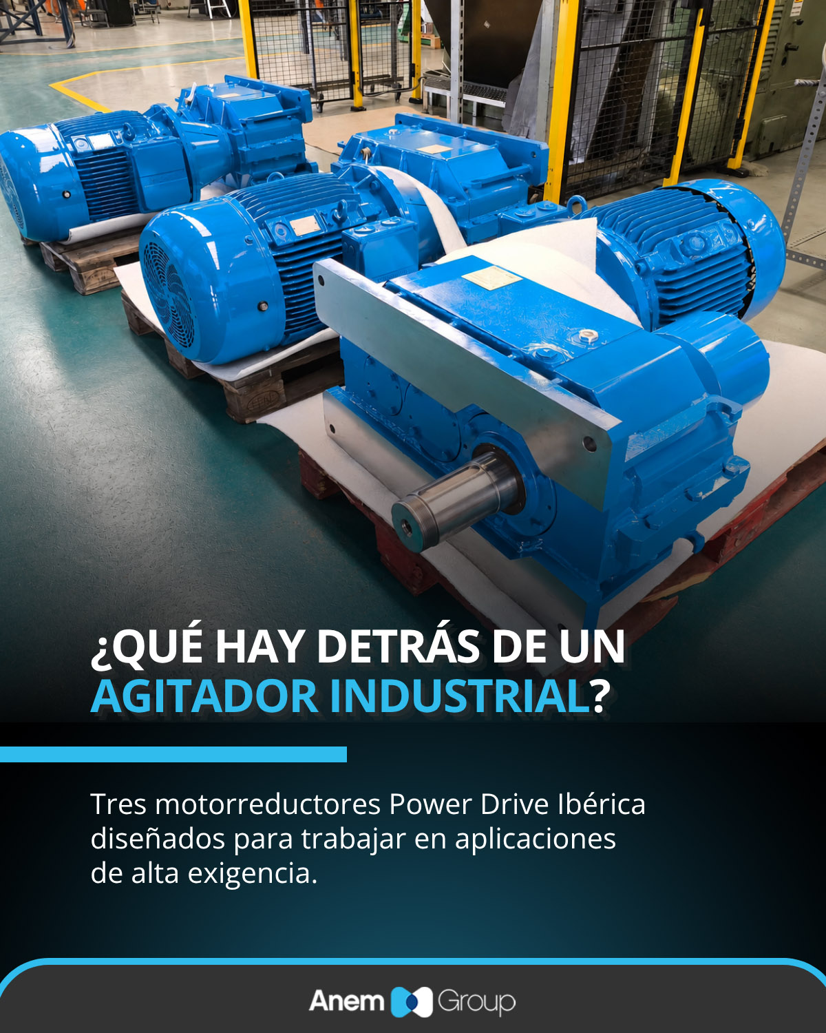 Diseñamos y fabricamos motorreductores para agitadores industriales adaptados a aplicaciones de alta exigencia.